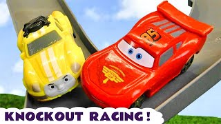 Can Lightning McQueen stay on the Track with the Funlings [upl. by Enneire]