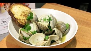 How to Make Clams in White Wine  Bulhão Pato  Potluck Video [upl. by Suoivatra]