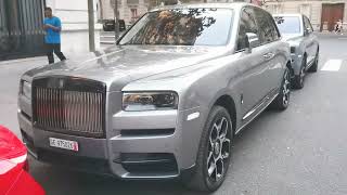 2 RollsRoyce Cullinan in paris France [upl. by Abby]