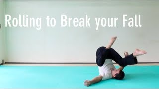 How to Roll to Break Your Fall  Basics from Floor [upl. by Hgielime]