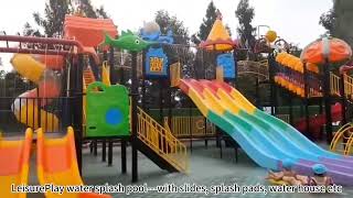 Fun Water Sprinkler for Kids  Interactive Outdoor Playresort waterplay waterpark [upl. by Twila845]