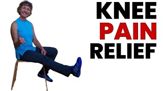 7 BEST Exercises for Knee Pain You Can do Sitting [upl. by Shanks254]