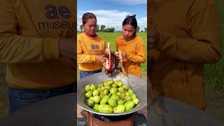 So Yummy Green Mango​ amp Shrimp Paste Fried shorts mango yummy [upl. by Chapel]