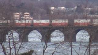 NS 21T DERAILED on the ROCKVILLE BRIDGE [upl. by Nolaj]