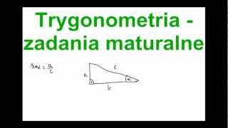 Trygonometria zadania maturalne  55 minut liczenia zadań maturalnych [upl. by Bick138]