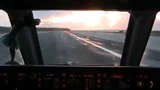 MD80 approach to Midway Island Atoll [upl. by Naegem]