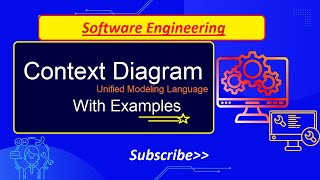 The Context Diagram  System Context Diagram in Software Engineering  UML diagram [upl. by Daphie647]