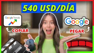 Gana USD 540día con Google 3 pasos Trabaja en línea desde casa  Nuevo método de copiar y pegar [upl. by Arul187]