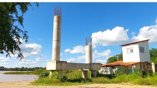 NOTÍCIAS Construção da ponte sobre o rio São Francisco Está Parada a A OBRA v35 [upl. by Abekam]