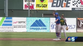 Thetford Academy takes 50 win over White River Valley in the Vermont Division III Baseball Champ [upl. by Girvin249]