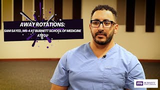 Burnett School of Medicine at TCU Students Bring Clinical Experience Into Their Away Rotations [upl. by Akcired]