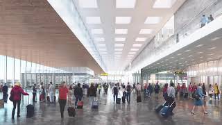 Amsterdam Airport Schiphol Terminal  Design [upl. by Cleti]