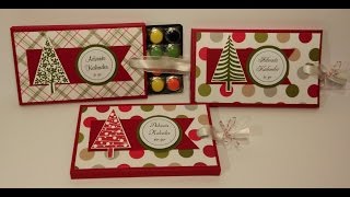 Anleitung Projekt 61 Adventskalender to go 2  mit Stampin Up [upl. by Kemble]