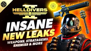 Helldivers 2 Leaks Reveal New Weapons Enemy Faction Stratagems amp So Much More [upl. by Hallam]