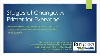 PREP Webinar Stages of Change [upl. by Ahsennod794]