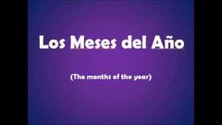 Spanish Months Song Canción de los Meses with Macarena Moves [upl. by Hnah]