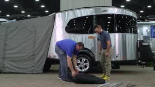 HowTo  Setting Up Tents on an Airstream Basecamp® Travel Trailer [upl. by Nylecyoj742]