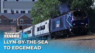 LlynbytheSea to Edgemead Cab Ride SCR in Transport Fever 2 [upl. by Lleihsad]