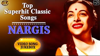 Top Superhit Classic Songs Of Nargis Video Songs Jukebox  HD Hindi Old Bollywood Songs [upl. by Darcie535]