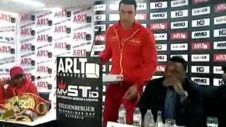 Wladimir Klitschko vs Derek Chisora Pressekonferenz [upl. by Cati95]