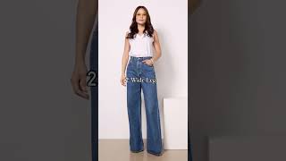 Best Denim Styles for PearShaped Bodies Flared WideLeg amp Straight Leg [upl. by Spada]