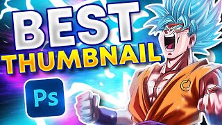 How To Make THE BEST Thumbnails on YouTube Photoshop [upl. by Shiri]