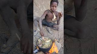 Today Lucky Day🔥🥰 hadzabe tribe Enjoying lunch food😍 very delicious 😋 food Amazing tradition [upl. by Oeht]