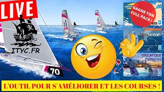 DÉCOUVREZ ITYC LOUTIL POUR SAMÉLIORER SUR VIRTUAL REGATTA et POINT COURSE 🔴 LIVE [upl. by Neehsar767]