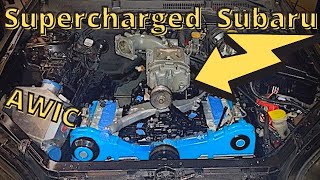 M90 Supercharger Subaru Outback Charge Pipes Custom Header AWIC [upl. by Ecal]