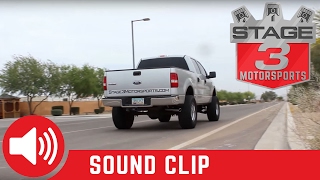 20042008 F150 MBRP Installer Series 3quot Single Side Exit Cat Back Exhaust Sound Clip [upl. by Afatsum752]