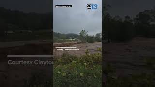 MASSIVE flood tears through Burnsville North Carolina [upl. by Adallard]