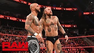 Ricochet amp Aleister Black vs The Revival Raw Feb 25 2019 [upl. by Bartie]