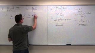 Calculus 2 Lecture 95 Showing Convergence With the Alternating Series Test Finding Error of Sums [upl. by Nnylarak865]