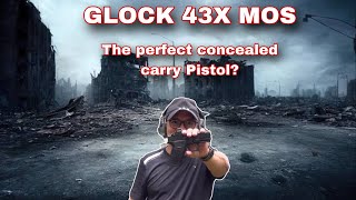 GLOCK 43X MOS The best concealed carry pistol glock 43X mos [upl. by Atsirhc493]