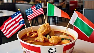 Top10 Most Unique KFC Menu Items Around The World [upl. by Elleinnad]