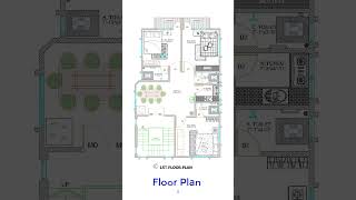 house floor plan  3 Bedroom House Plan housedesign houseplan floorplan [upl. by Meras185]