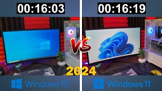 Windows 11 vs Windows 10 💻 Comparación de Rendimiento 2024 🚀 [upl. by Bessy]