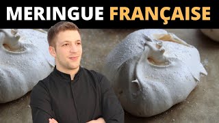 Faire des MERINGUES avec du SUCRE GLACE  sans poche à douille [upl. by Schiff]