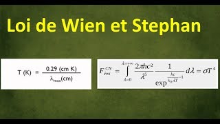 3 loi de Wien et loi de Stephan  Corps Noir SMPMIPCSciences et technologie [upl. by Leckie514]