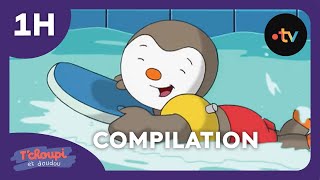 ☀️ TChoupi et Doudou ☀️ 1h  COMPILATION de dessins animés pour enfants [upl. by Amr810]