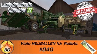 LS17  CHALLENGE Stappenbach 040  Viele HEUBALLEN für Pellets  Lets Play HD [upl. by Fax]