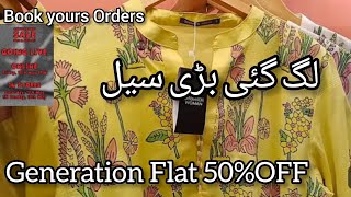 Generation sale Flat 50OFF today Generation Anniversary sale 2024 book your orders Now [upl. by Elay]