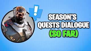 The Scientist ALL Quests Dialogue So Far Season Quests in Fortnite Chapter 3 Season 1 [upl. by Nagek871]