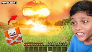 DESTROYING EARTH with the MOST POWERFUL TNT in MINECRAFT [upl. by Bottali67]