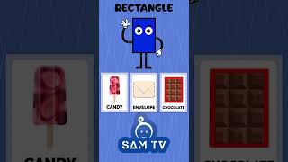 Learn Shapes Rectangle  Shapes for Kids  Nursery rhymes For kids  Educational Video for Kids [upl. by Waldemar611]