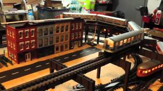 O Scale Train Layout for 3 Train Operation [upl. by Liebman]