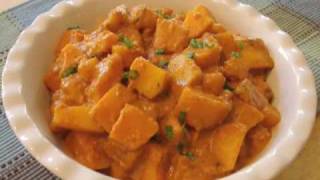 Red Curry Butternut Squash Recipe  Red Curry Squash [upl. by Millda]