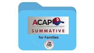 ACAP Summative Tutorial Information [upl. by Annez]