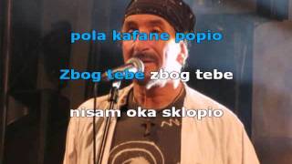 Zeljko Bebek  Sinoc sam  Karaoke [upl. by Moe]