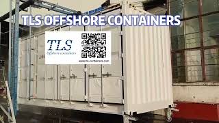 Watertight test TLS Offshore containers [upl. by Arraeis583]